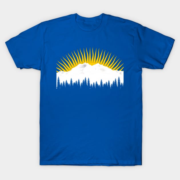 Snowboard British Columbia T-Shirt by DWFinn